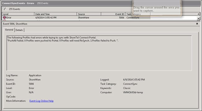 ConnectSync Event 5006