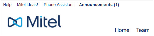 Announcements