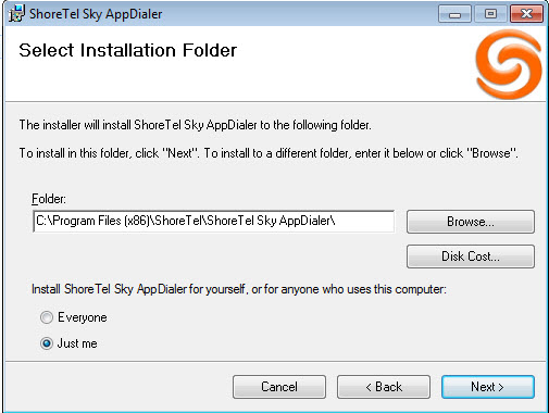 ShoreTel Sky Dialer Wizard Screen 2