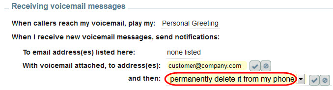 Scribe Delete Voicemails