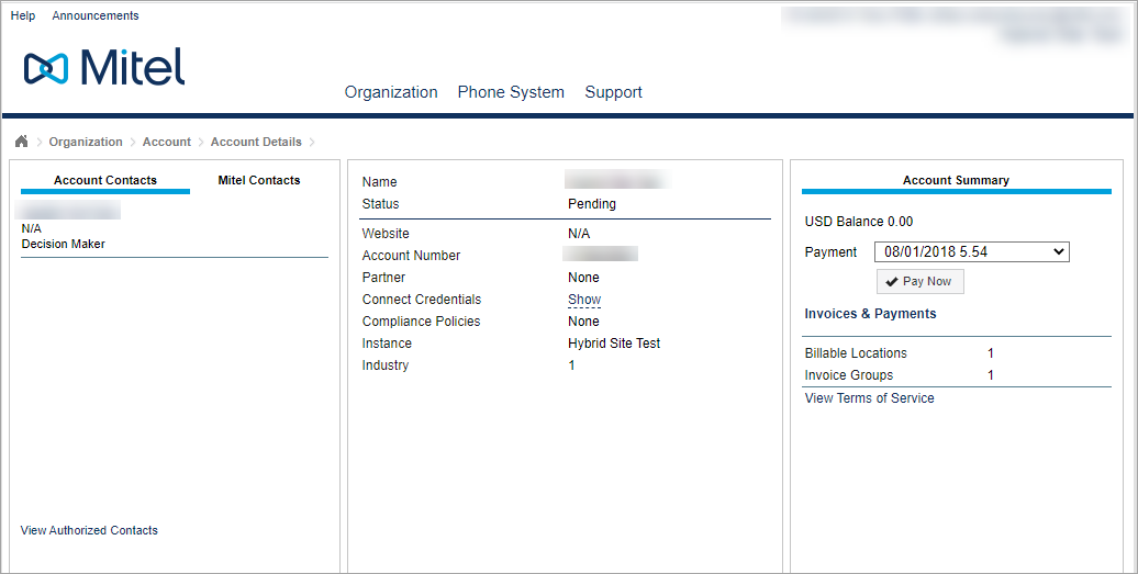 Connect Credentials